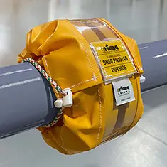 Spritzschutz für Flansch SAFECAP PVC/GARD